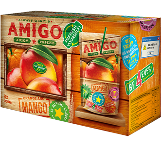 AMIGO Fruit Drink Mango 16x200ml