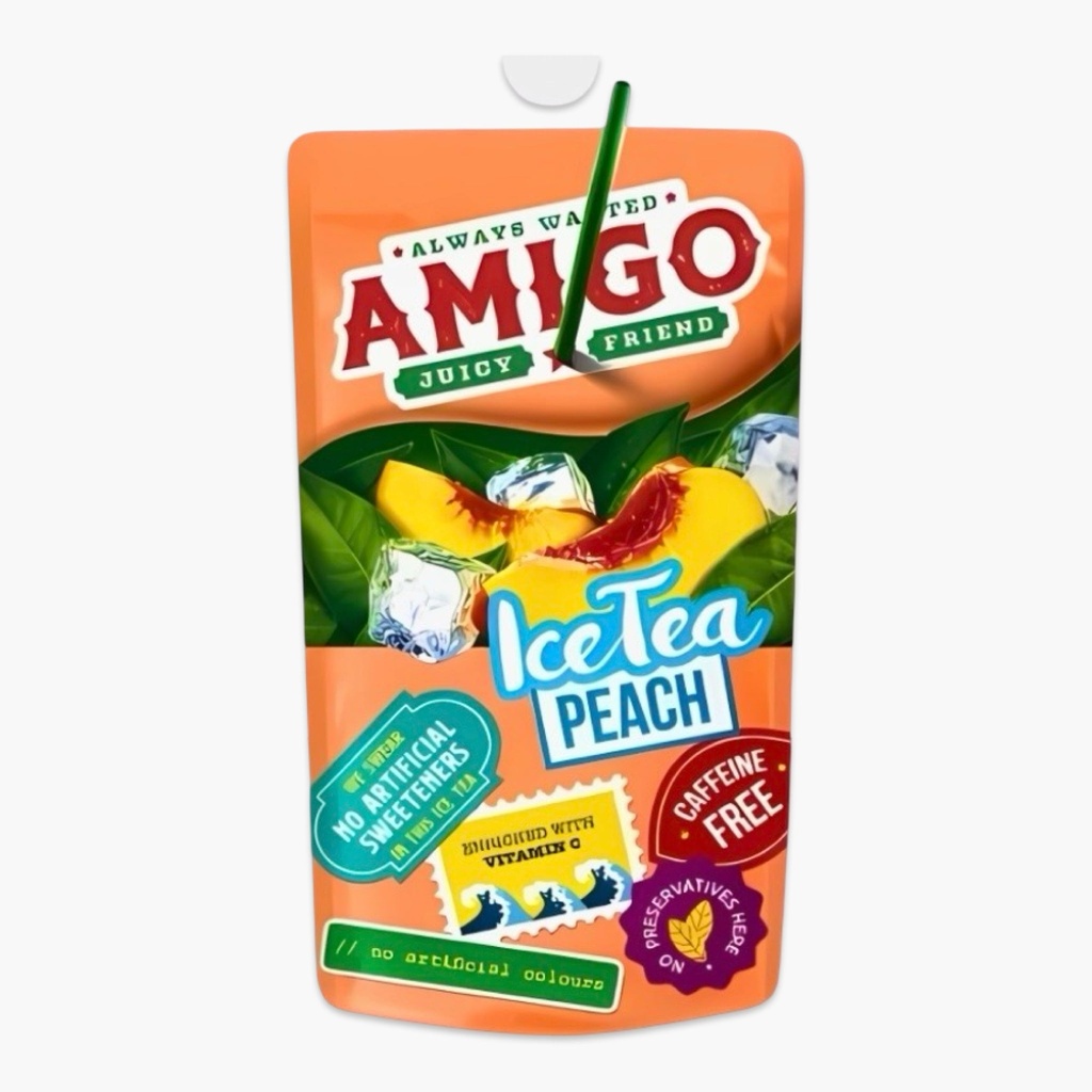 [AMI-1010] AMIGO Ice Tea Peach 16x200ml